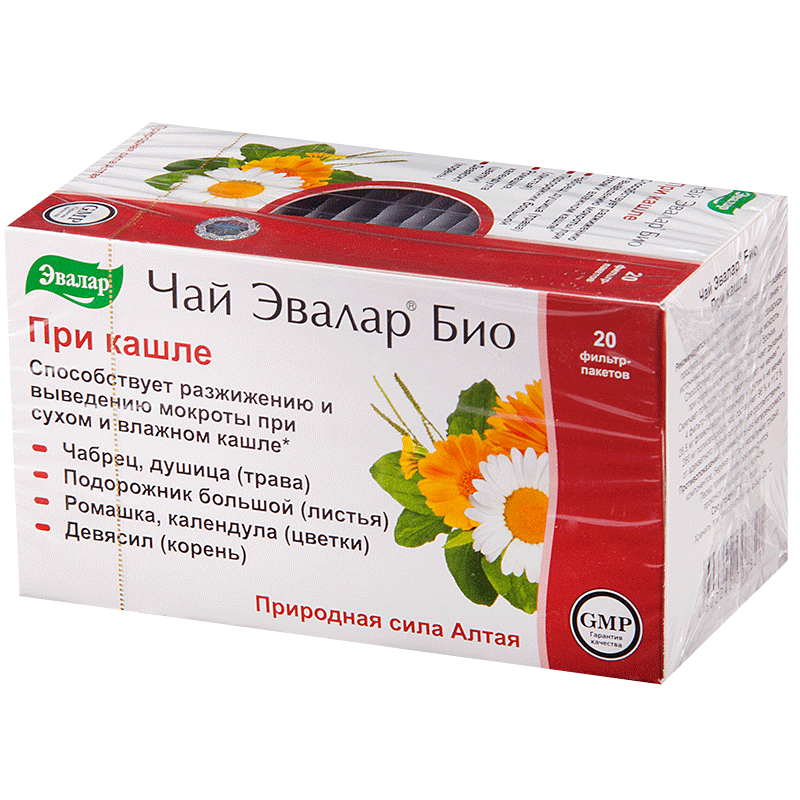 Эвалар БИО Фито чай При кашле  № 20