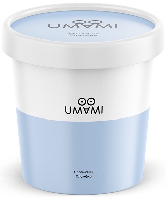 UMAMI Мороженое Пломбир 140мл натуральное Умами