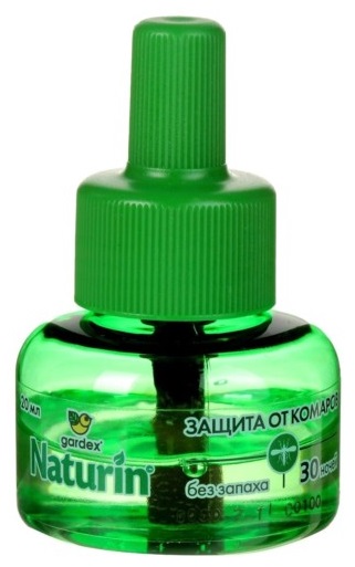 Жидкость от комаров 30 ночей 24мл GARDEX Naturin