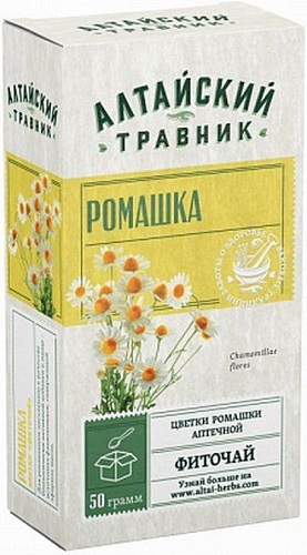 Алтайский Травник Ромашка цветки 1,5г №20 пак Фиточай