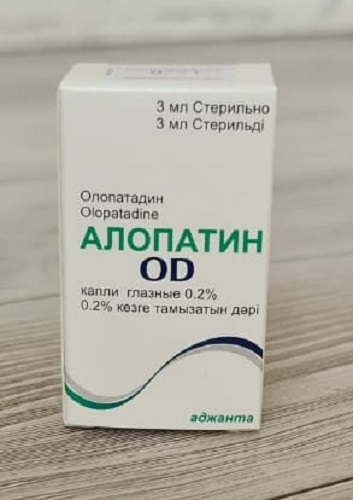 Алопатин OD гл.капли 0,2% 3 мл   ( олопатадин )