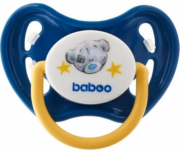 Пустышка Латексная BABOO Me to You 6м+ синий арт.1180219