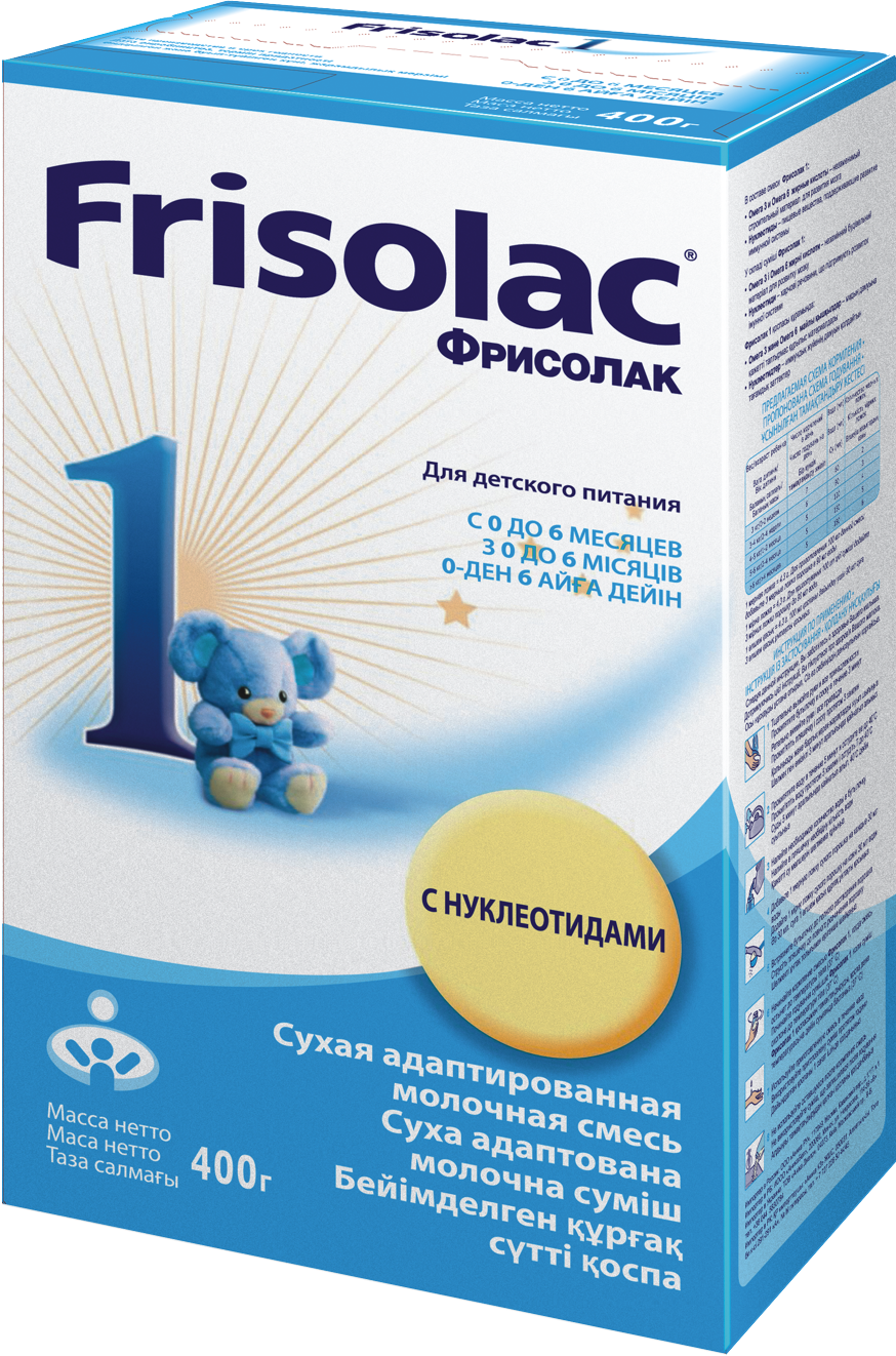 Фрисолак 1  Смесь молочная с нуклеотидами с 0 до 6 мес. 400 г.
