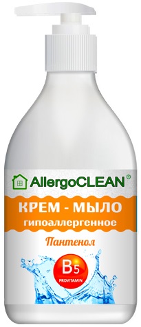 ALLERGOCLEAN Жидкое крем мыло 470 мл Пантенол гипоаллергенное