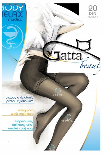 GATTA Колготки 20 den Body Control 3-M Beige