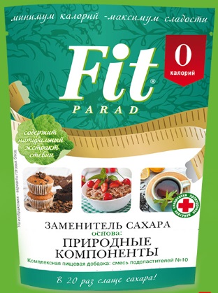 Fit Parad №10 Заменитель сахара 100г дойпак