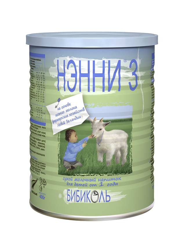 НЭННИ 3 800г Напиток сухой на козьем молоке с 12 мес