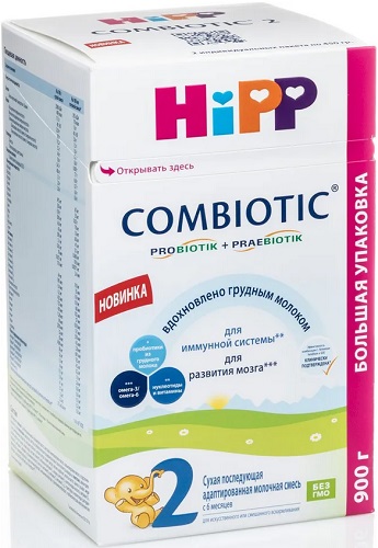 Хипп Смесь HIPP 2 Combiotic Expert 900г