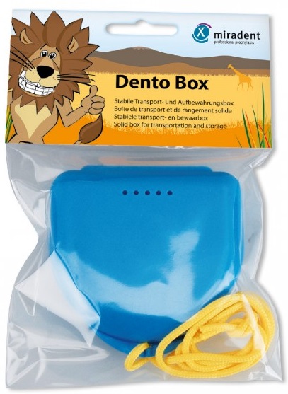 Футляр для хранения ортопедических конструкций Dento Box 1шт голубой