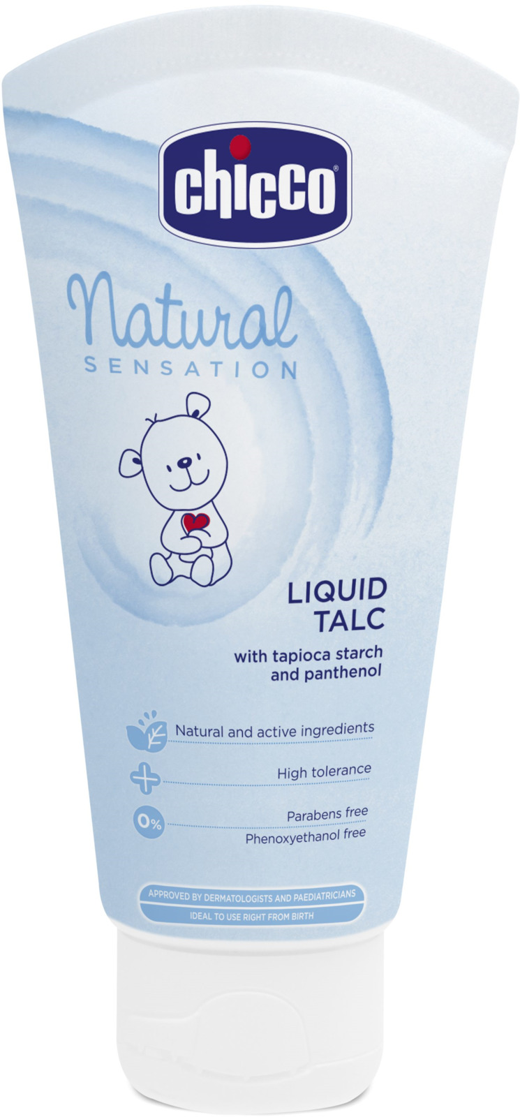 CHICCO Жидкий тальк Natural Sensation 200 мл