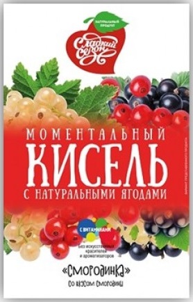 Сладкий сезон Кисель Смородина 30г моментальный