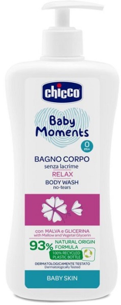 Гель пена для купания Baby Moments CHICCO 500 мл Relax
