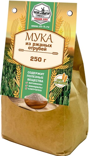 Мука из Ржаных Отрубей 250г Чуваши Хлеб