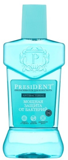 Ополаскиватель для полости рта PRESIDENT Antibacterial 400 мл