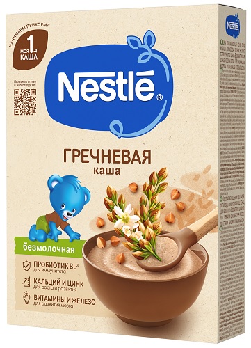 Nestle Каша безмолочная Гречневая 200г с 4мес.