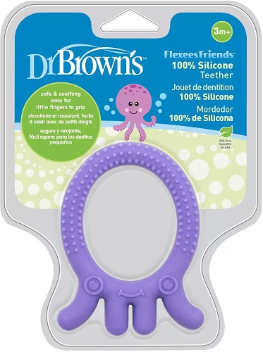 Прорезыватель 3м+ DrBROWNS Осьминог