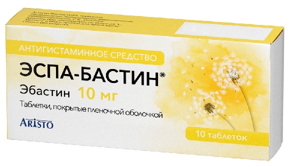 Эспа-Бастин табл. п/о 10 мг №10 ( эбастин ) / Эспа Бастин