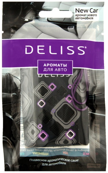 Ароматизатор освежитель воздуха для автомобиля Deliss New Car 