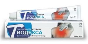 Тиодекса гель 30 гр ( декскетопрофена трометарол, тиоколхикозид )