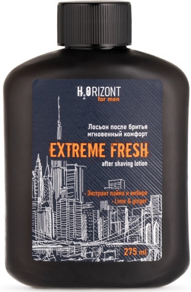 Лосьон после бритья мгновенный комфорт Extreme Fresh 275 мл Horizont