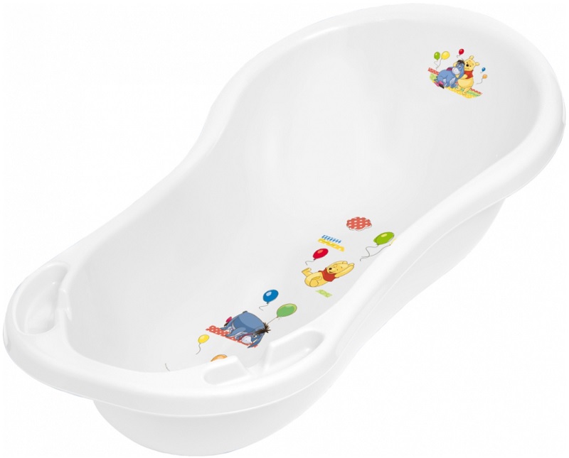 Ванночка KEEEPER Maria Winnie the Pooh 100 см with plug white