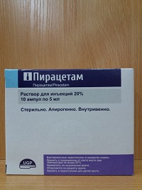 Пирацетам ампулы 20% 5,0 мл №10   ( Узбекистан )