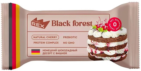 Protein Rex Пирожное Протеиновое Черный лес 40г