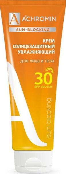 Achromin крем соленцезащитный SPF30+ для лица и тела 250 мл