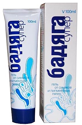 СУПЕР БАДЯГА Гель 100 мл от синяков и пигментных пятен #