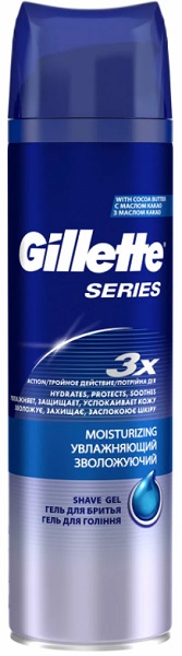 GILLETTE гель для бритья Увлажняющий с маслом Какао 200 мл 81773911