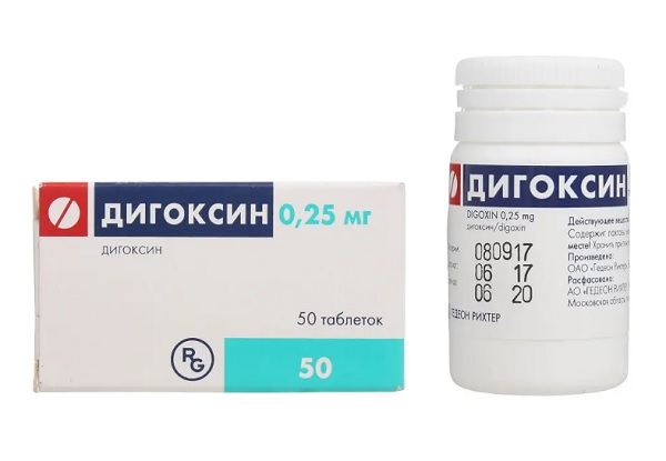 Дигоксин табл. 0,25 мг №50 Гедеон Рихтер