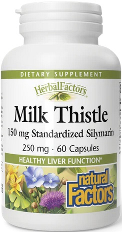 Natural Factors Силимарин 150мг 90 капс Milk Thistle  &