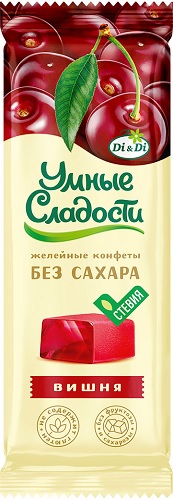 Di&Di Конфеты желей. Вишня на стевии 90г Умные сладости 