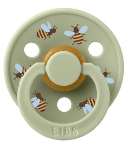 Пустышка латексная 18м+ Bibs Studio Colour Bumblebee Friends Sage арт.30024250