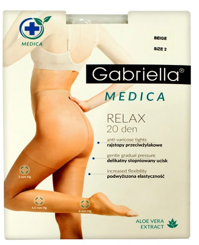 Колготки Medica RELAX 20 den Gabriella р.2/3/4