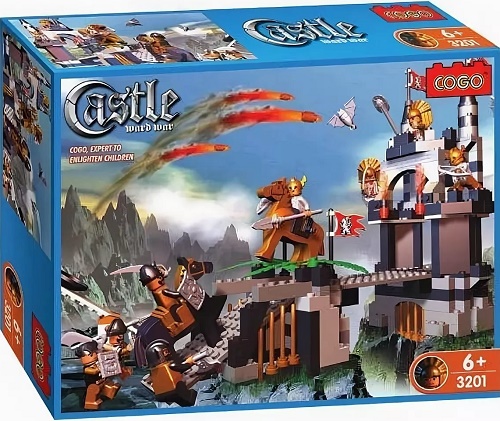 CASTLE Cogo 6+ Конструктор Замок Сражение арт.3201