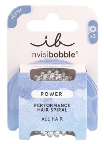 INVISIBOBBLE Резинка браслет для волос Power Crystal Clear 3шт в картоне