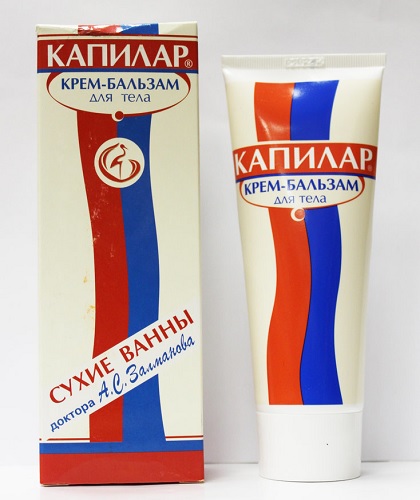Капилар крем 75г  & (скипидар живичный очищенный,камфора,масло мятное,масло пихт.,дигидрокверцетин)