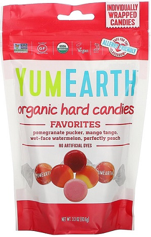 YUMEARTH Конфеты Фруктовые Драже Organic 93,6г