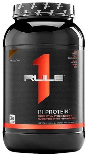 Rule 1 Протеин 1083г Белый шоколад клубника 2,39lb
