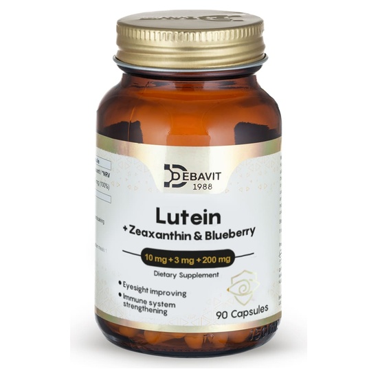 Lutein + Zeaxanthin & черника 213мг капс. №90 Дебавит Debavit  &