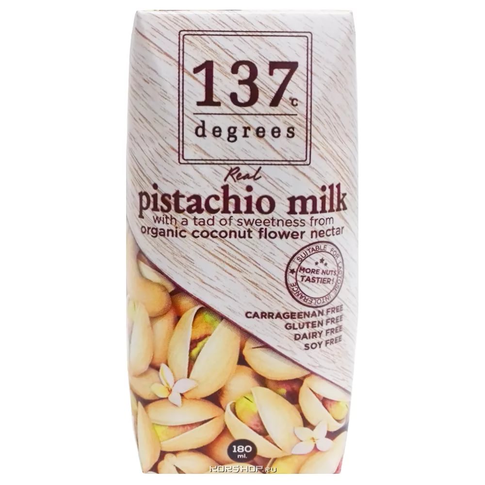 137 Degrees Молоко фисташковое 180 мл