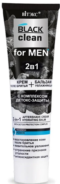 Витэкс Крем после бритья 2в1 бальзам с комплексом детокс-защиты увлажняющий 100мл