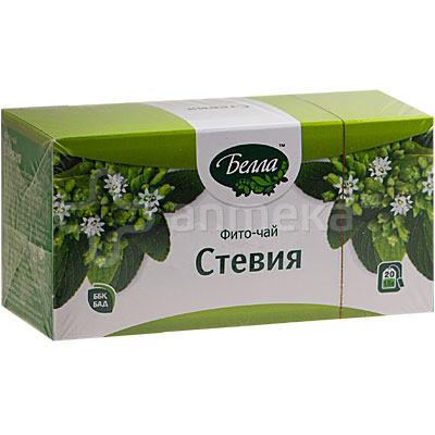 Белла  Стевия листья фито чай 1,5 №20пак.