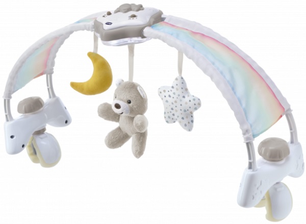 CHICCO Игрушка Дуга Радужное небо 0+ Бежевая