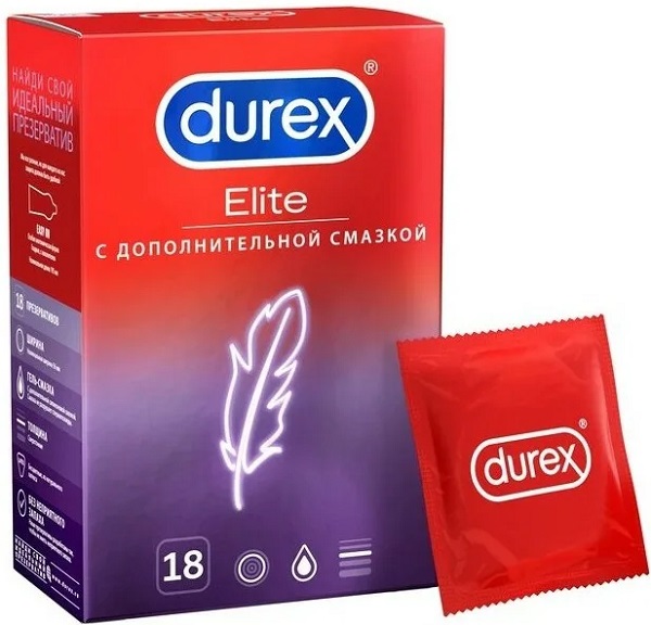 Презервативы DUREX Elite 18шт (Набор)