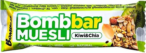 Bombbar Батончик мюсли 45г Киви - Чиа
