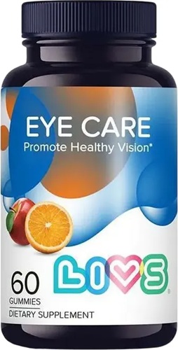 LIVS EyeCare №60 мармеладные пастилки Яблоко апельсин  &