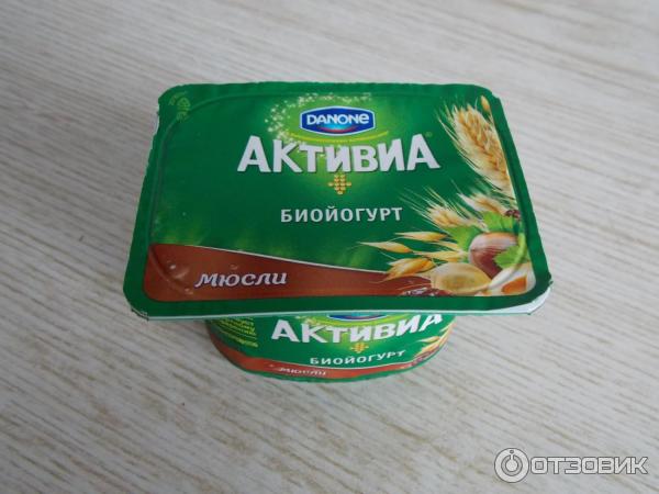 Данон Активиа Биойогурт Мюсли 2,9% 120мл  густой обогащ