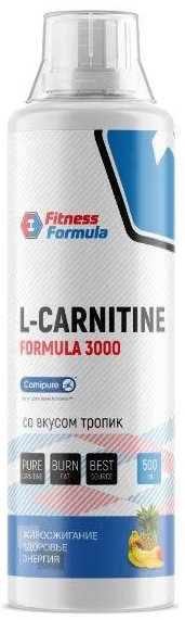 Fitness Formula L-Carnitine 3000  500мл. Тропик  &